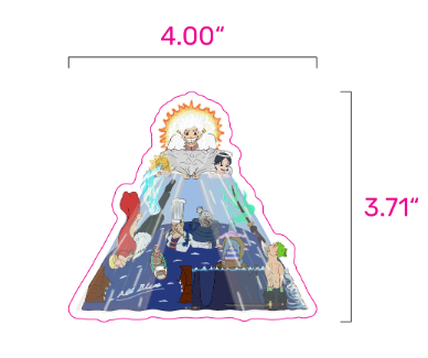 MONSTER TRIO x TRINITY sticker